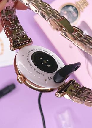 Умные часы modfit eclipse gold steel + ремешок в подарок 7