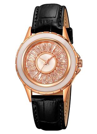 Классические женские часы skmei 2172rgbk rose gold-black