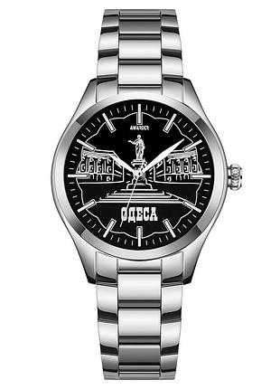 Жіночий годинник awarder 035 одеса i silver-black