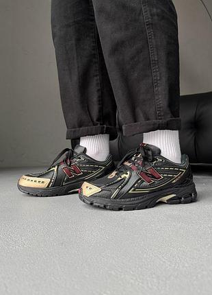 Кроссовки мужские new balance 1906r x kith black/green