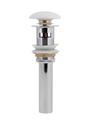 Донный клапан для раковины qtap pu02o 225х70х70 white с переливом