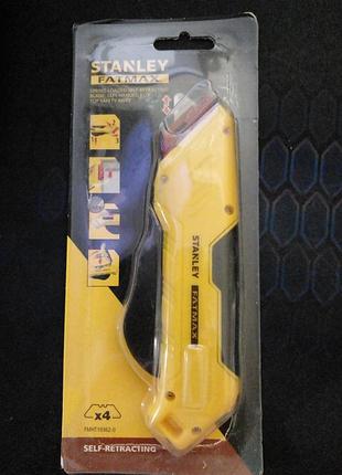 Нож строительный stanley трапеция fatmax