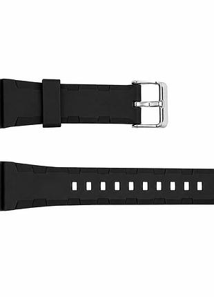 Ремешок для часов skmei 2355 black-orange силиконовый спортивный черно-оранжевый