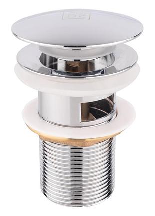 Донный клапан lidz tani 003 нажимной 1 1/4" с переливом chrome (ldtan003crm32526)