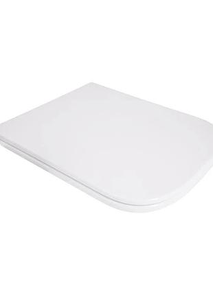Сиденье для унитаза qtap (cardinal 620), white, с микролифтом slim duroplast, quick release (qtsc179w50766)