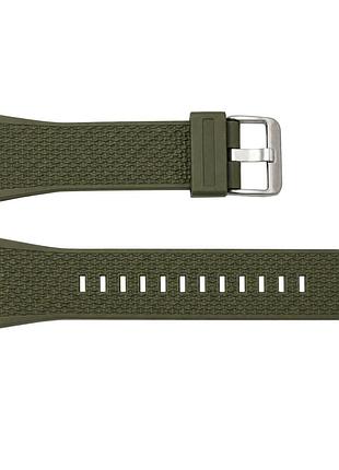 Ремешок для часов skmei 2337 army green силиконовый тактический цвет хаки