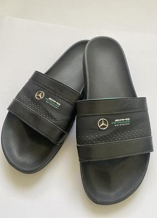 Мужские шлепанцы puma mercedes-amg petronas motorsport leadcat ftr (размер 47 / 12)