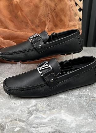 Louis vuitton monte carlo driving moccasins мужские туфли мокасины кожа огинал 42 eur