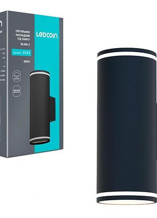 Накладной светильник ledcoin ml486-2 mero gx53 черный