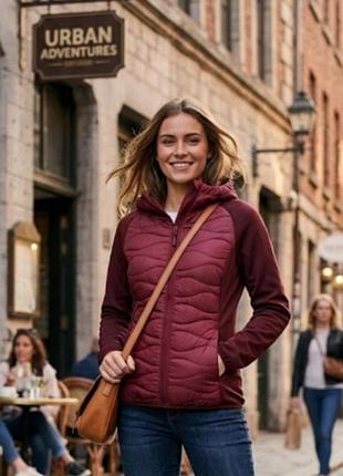 Куртка mountain warehouse для спорта и активного отдыха бордового цвета размер l/48