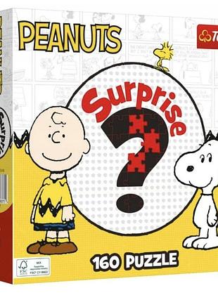 Пазли peanuts «фісташки» / snoopy, 160 елементів, дитячі пазли від 6 років