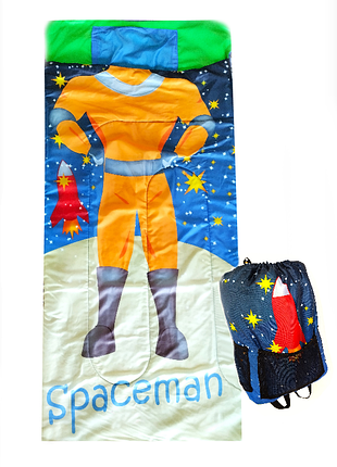 Спальный мешок asda spaceman до 140 см