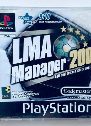 Lma manager 2001, б/у, английская версия - диск для playstation 1