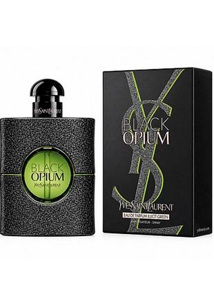 Парфюмированная вода женская yves saint laurent opium black illicit green, 90 мл