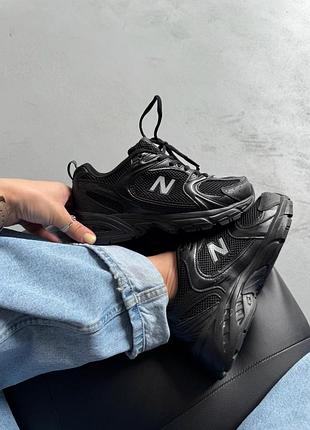 😍 жіночі кросівки new balance 530 pure black