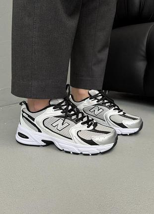 😍 жіночі кросівки new balance 530 grey/black