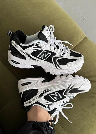😍 жіночі кросівки new balance 530 black/white