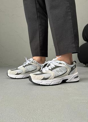 😍 жіночі кросівки new balance 530 grey/white