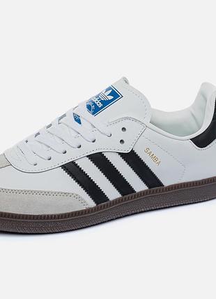 Adidas samba og white black 3