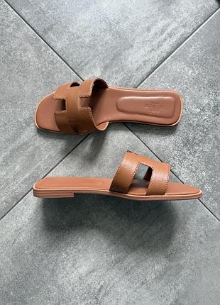 Шкіряні сандалі hermès 4