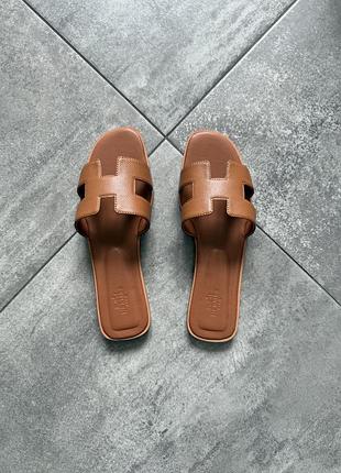 Шкіряні сандалі hermès 5