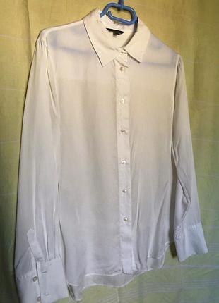 Сорочка жіноча massimo dutti біла розмір l-xl