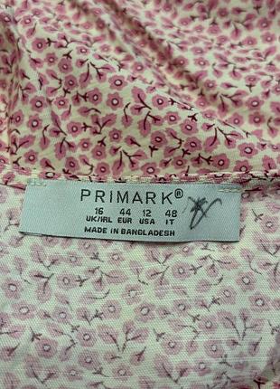 Вискозное миди платье primark 7