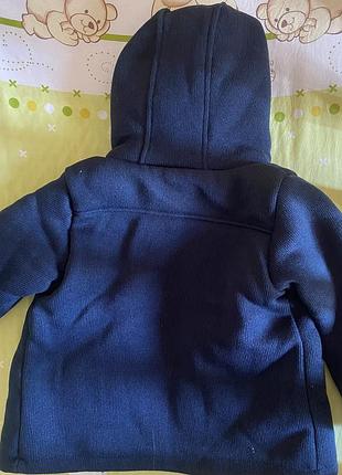 Дитяча тепла кофта з капюшоном 🧸💙 3
