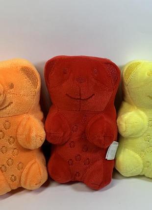 Мʼякі іграшки ведмедики haribo goldbears, яскраві мармеладні цукерки