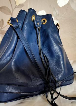 Сумка из натуральной кожи made in italy . винтаж.
