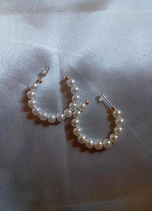 Серьги кольца