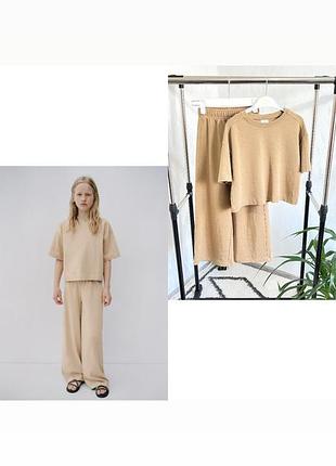 💫стильний комплект від zara на 7-9 років, 122-134 см.