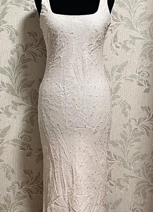 Jasper conran  дизайнерська шовкова сукня зі стеклярусом