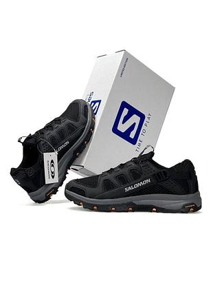 Salomon techamphibian 5 black grey orange 8