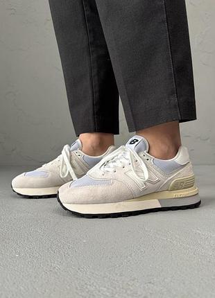 😍 жіночі кросівки new balance 574 legacy white