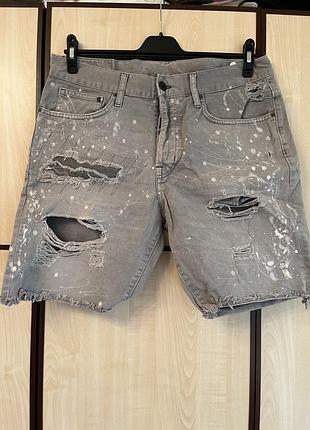 Шорты серые h&m