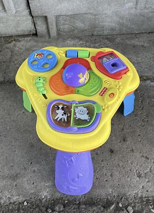 Продам ігровий столик fisher-price brilliant basics light & sound activity table