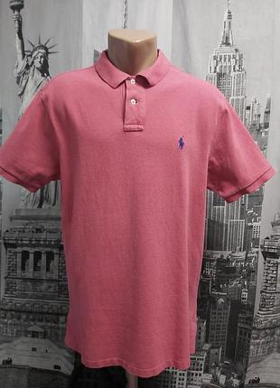 Оригинальное мужское поло polo ralph lauren custom fit (xl)