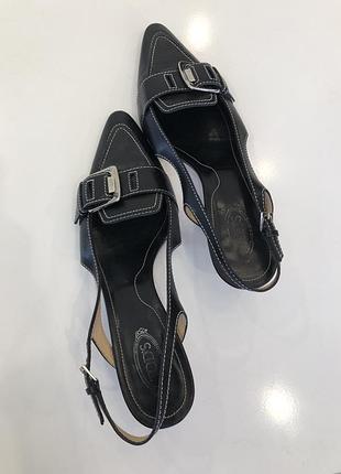 Слінгбеки tod’s чорного кольору 5
