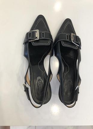 Слінгбеки tod’s чорного кольору 6