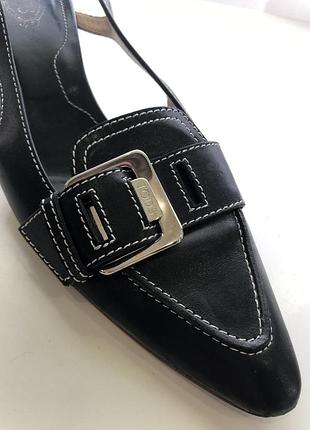 Слінгбеки tod’s чорного кольору 8