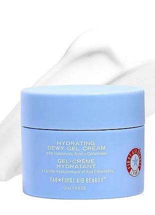 Зволожувальний гель-крем з ефектом сяйва first aid beauty hydrating dewy gel cream