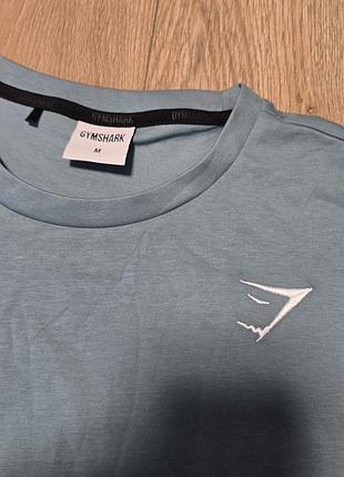 Gymshark essential oversized t-shirt - faded blue... 3