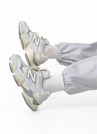 Кроссовки женские new balance 9060 grey/beige