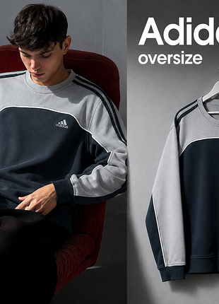 ❤️‼вінтаж світшот adidas оригінал😱 унісекс худі чоловічий оверсайз світшот адідас світшот oversize • adidas толстовка унісекс • y2k/2000-х/sportswear