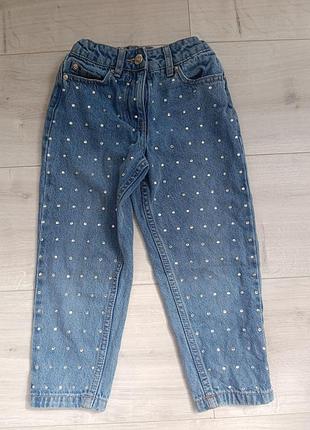 Джинси з камінцями від matalan на 4роки