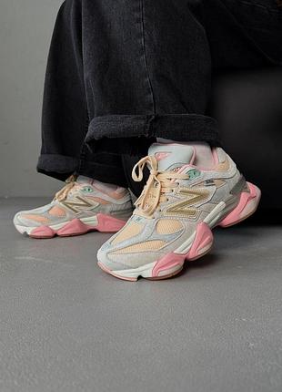 Кроссовки женские new balance 9060 x joe freshgoods baby shower blue