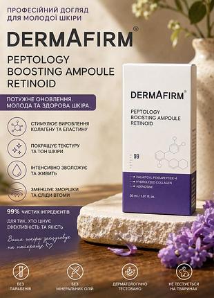 Сироватка бустер з ретинолом та пептидами - peptology boosting ampoule retinoid 30 ml