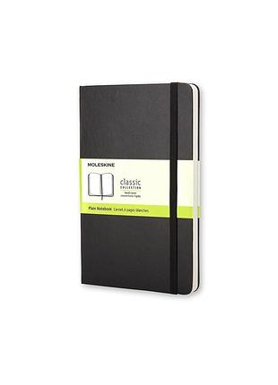 Записник moleskine classic кишеньковий, нелінований чорний (qp012)