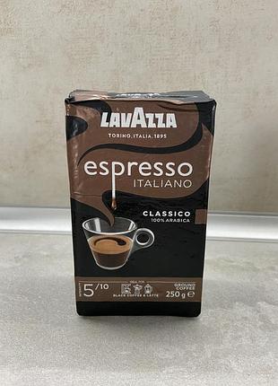 Кава мелена lavazza espresso italiano 250 г